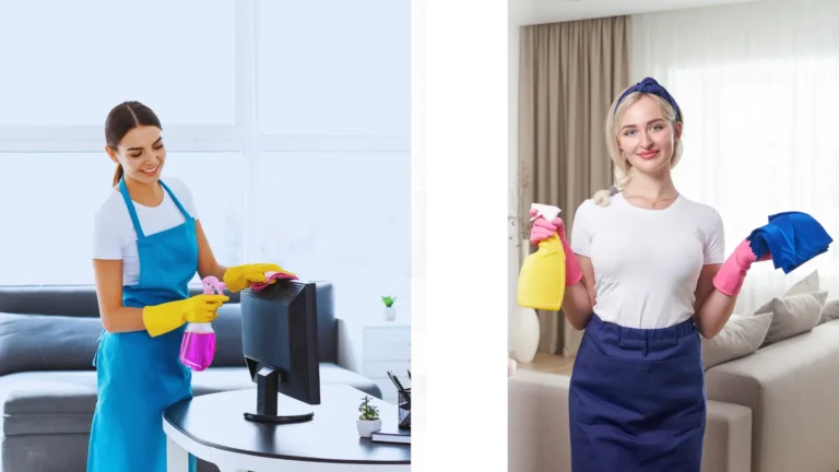 sprzątanie w biurze vs w domu