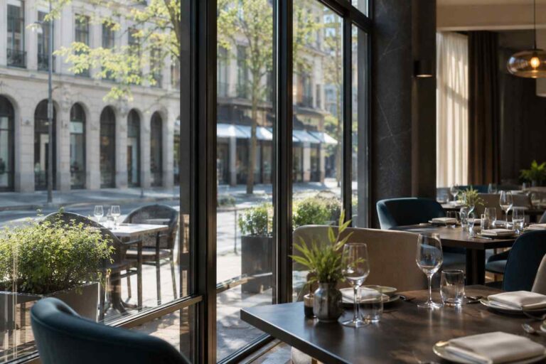 okna w restauracji hotelowej wrocław