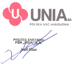 unia podpis